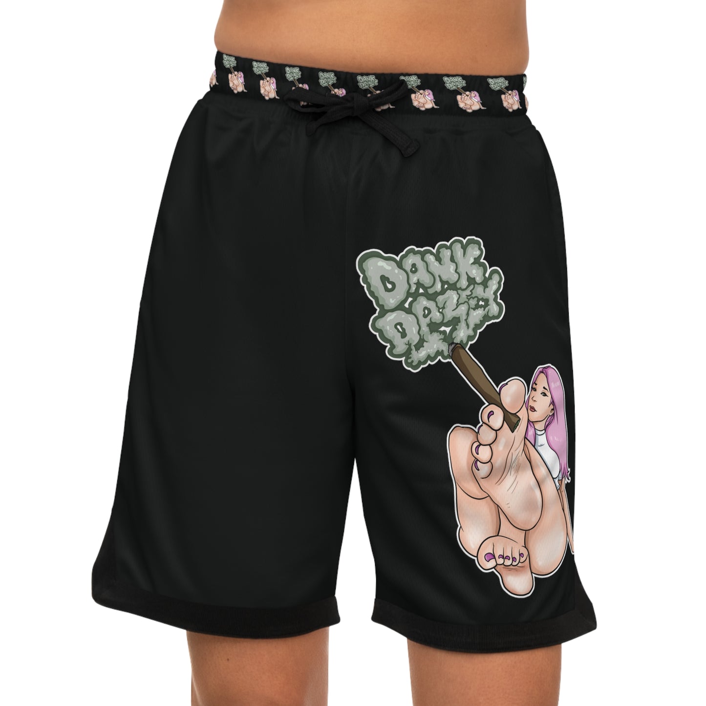 Basketball Rib Shorts (AOP)