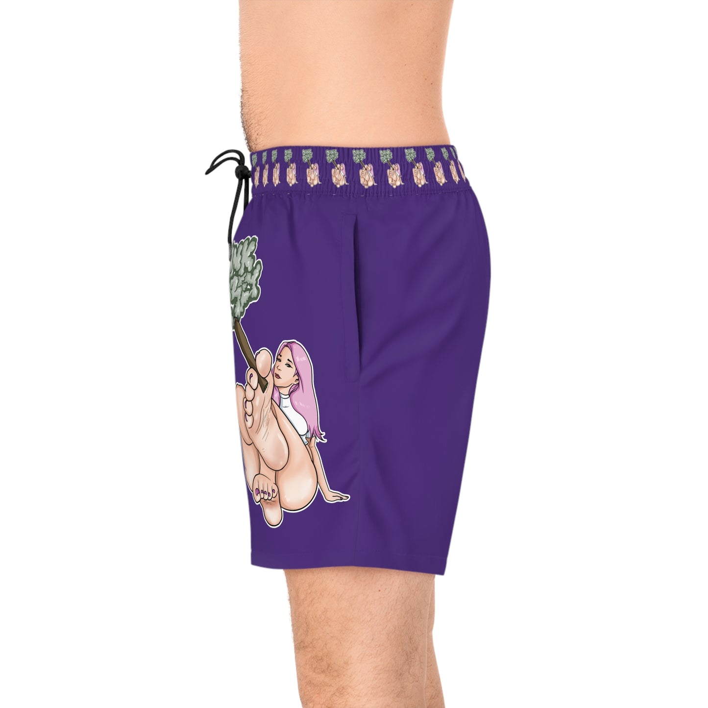 Men's Mid-Length Swim Shorts (AOP)